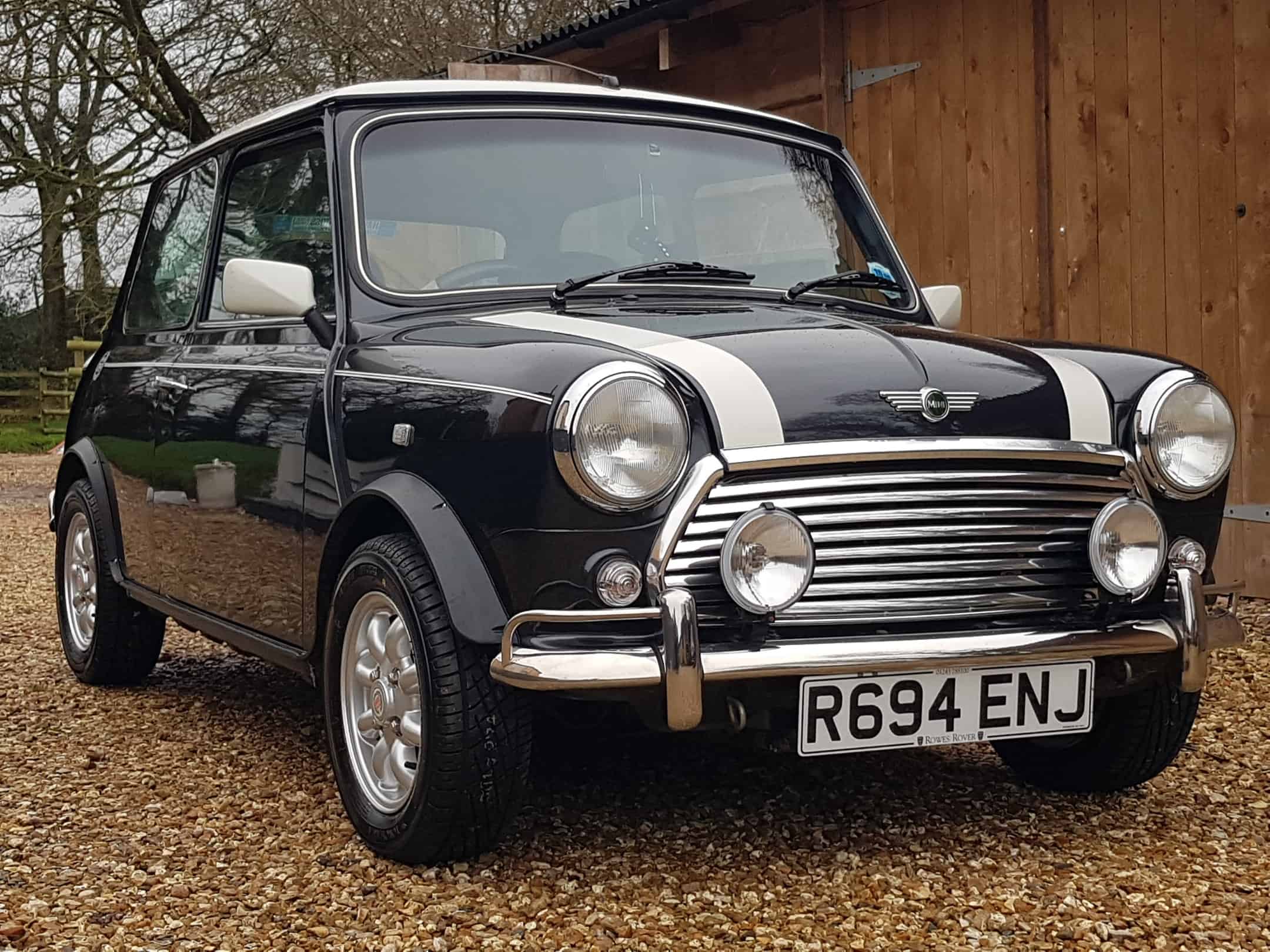 ** NOW SOLD ** 1997 Mini Cooper in rare Graphite Metallic on just 7600 miles from new!