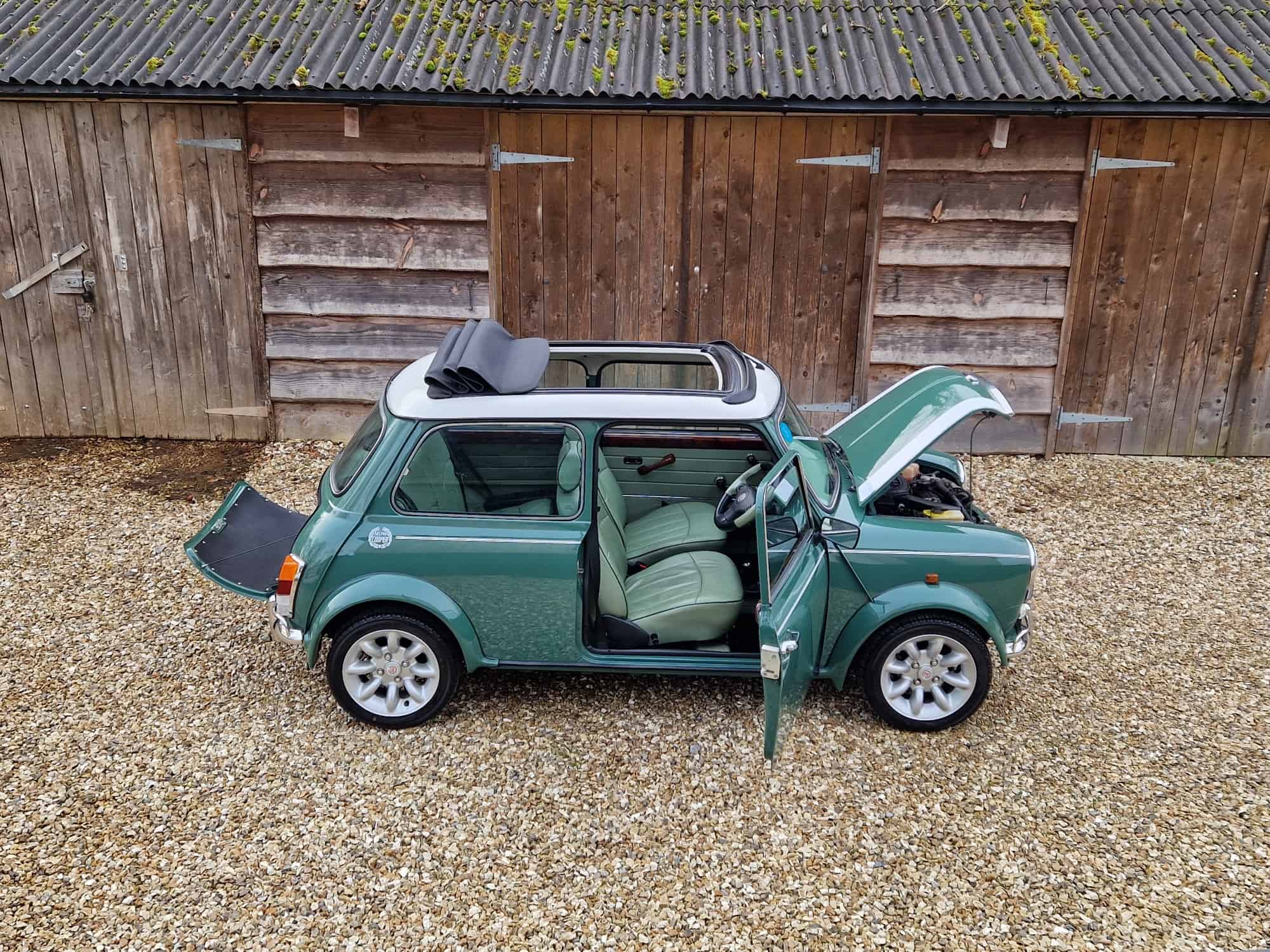 ** COMING SOON ** 1998 Rover Mini Cooper Sport In Rare Almond Green On Just 15040 Miles In 26 Years