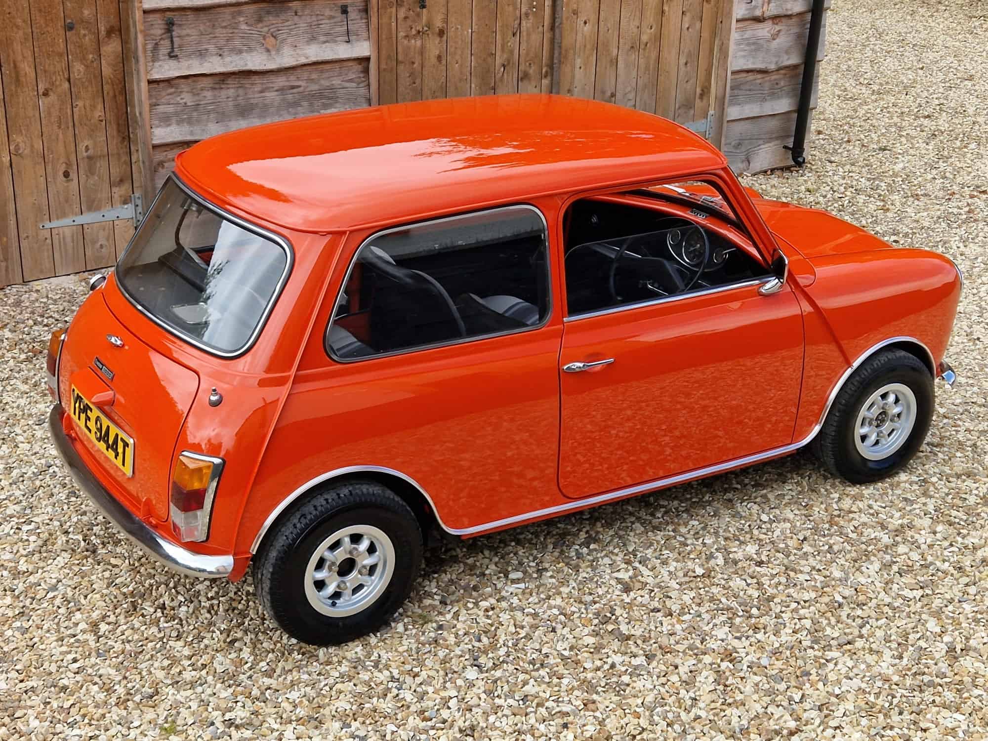 ** NOW SOLD ** 1978 Austin Mini 1000 In Rare Vermillion Orange On Just 33200 Miles From New!