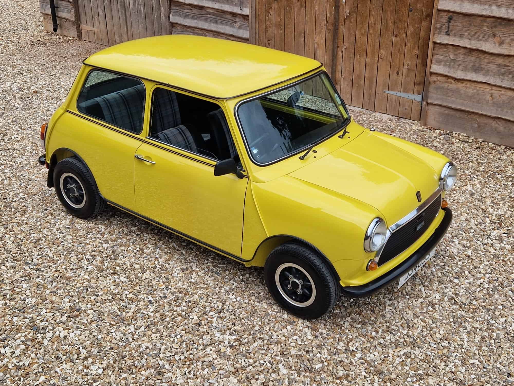 ** NOW SOLD ** 1981 Austin Mini 1000 HL In Snap Dragon Yellow On Just 12600 Miles From New!
