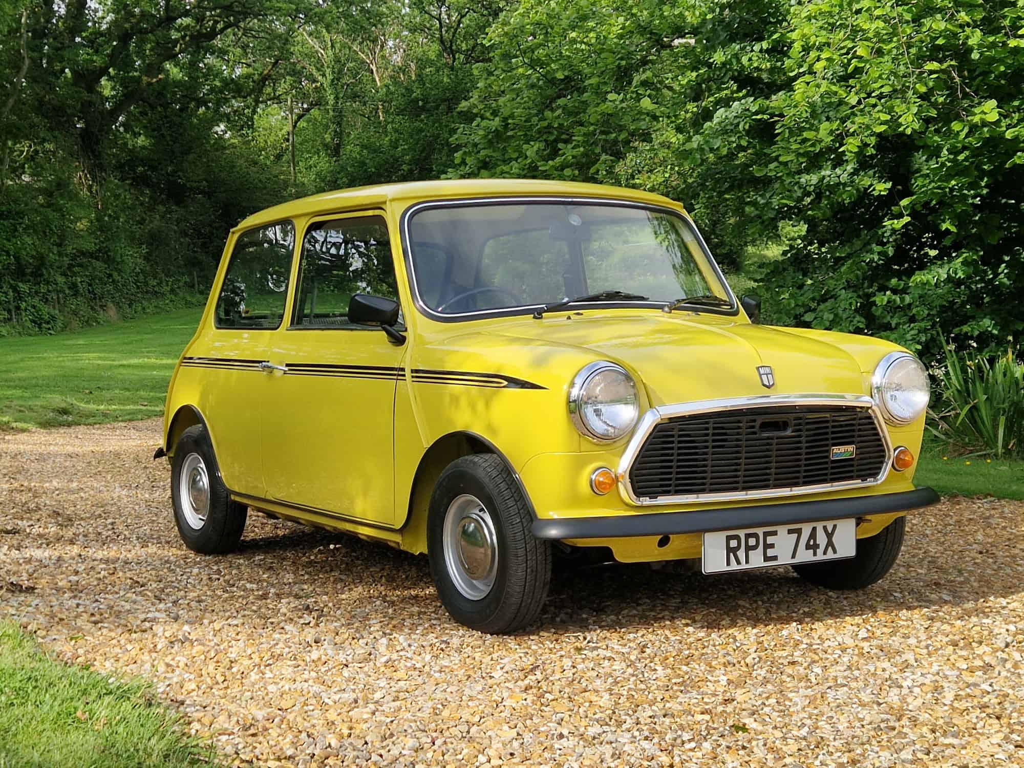 1981 Austin Mini City 998 In Lovely Yellow With Heritage Body Shell.